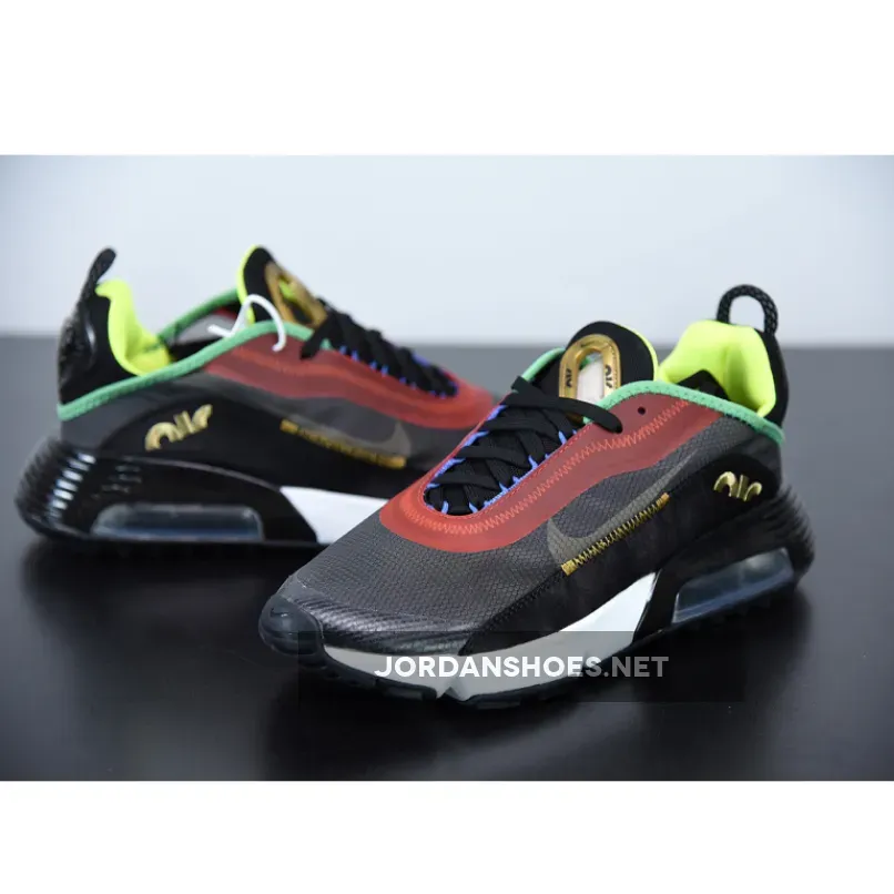 Nike Air Max 2090 "Hidden Message" Black/Metallic Gold/Racer Blue/Green Spark Nike Air Max 2090 "Hidden Message" Black/Metallic Gold/Racer Blue/Green Spark