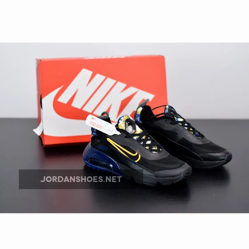Nike Air Max 2090 "Yellow Camo" Black Yellow Blue