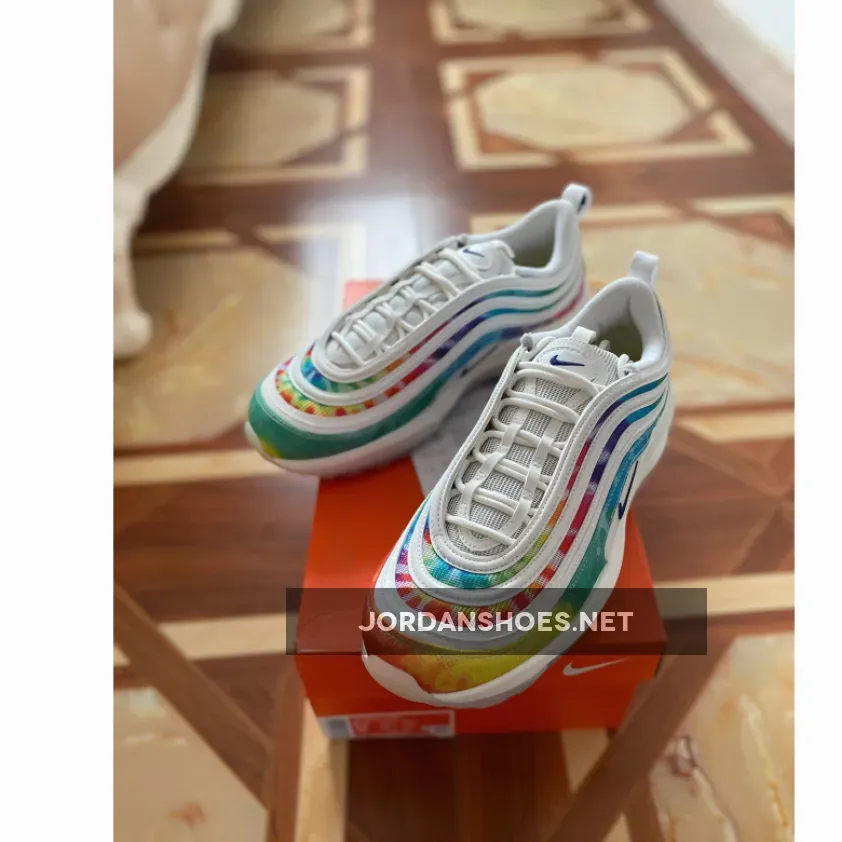 Nike Air Max 97 Golf "Tie Dye" White