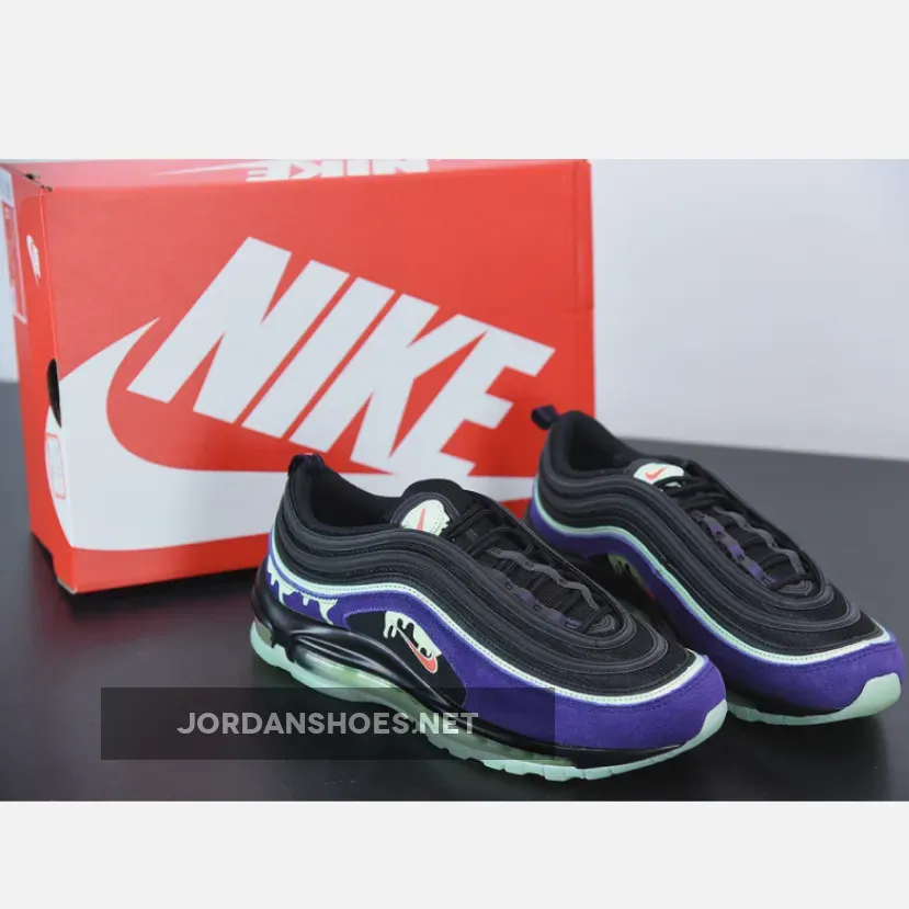 Nike Air Max 97 'Halloween Slime' Black/Flash Crimson/Court Purple