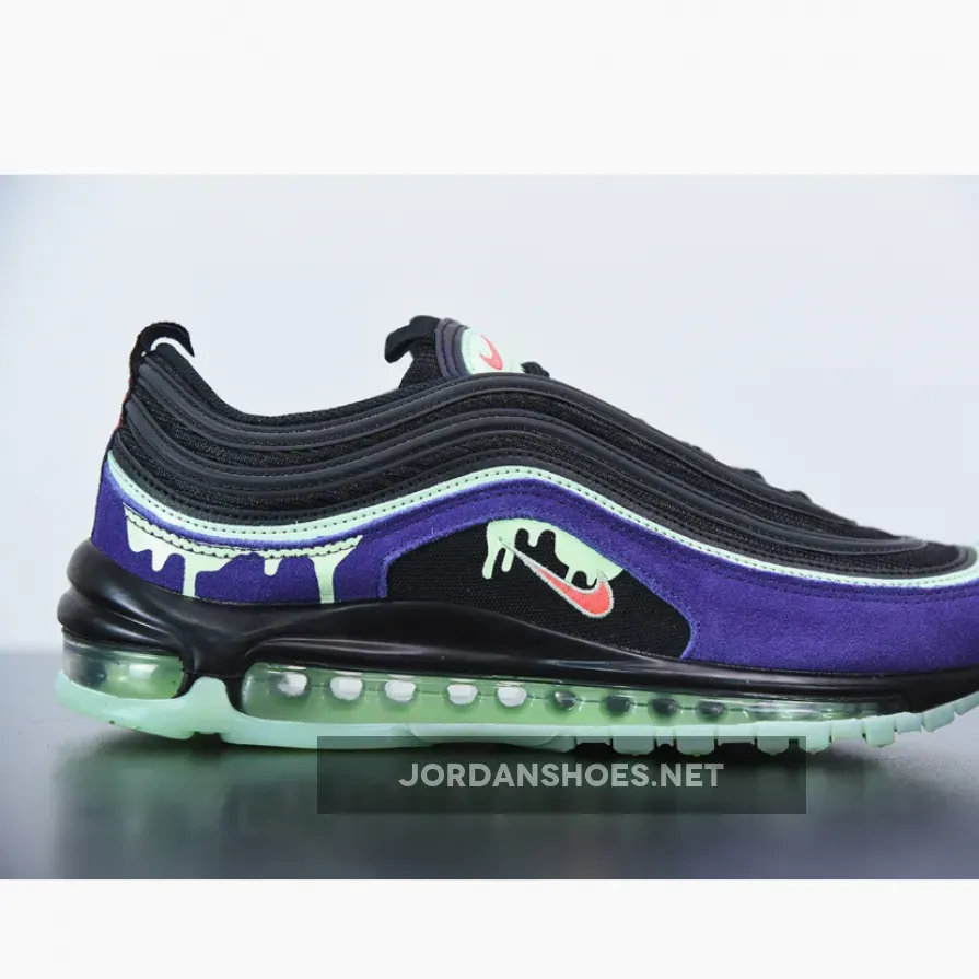 Nike Air Max 97 'Halloween Slime' Black/Flash Crimson/Court Purple Nike Air Max 97 'Halloween Slime' Black/Flash Crimson/Court Purple