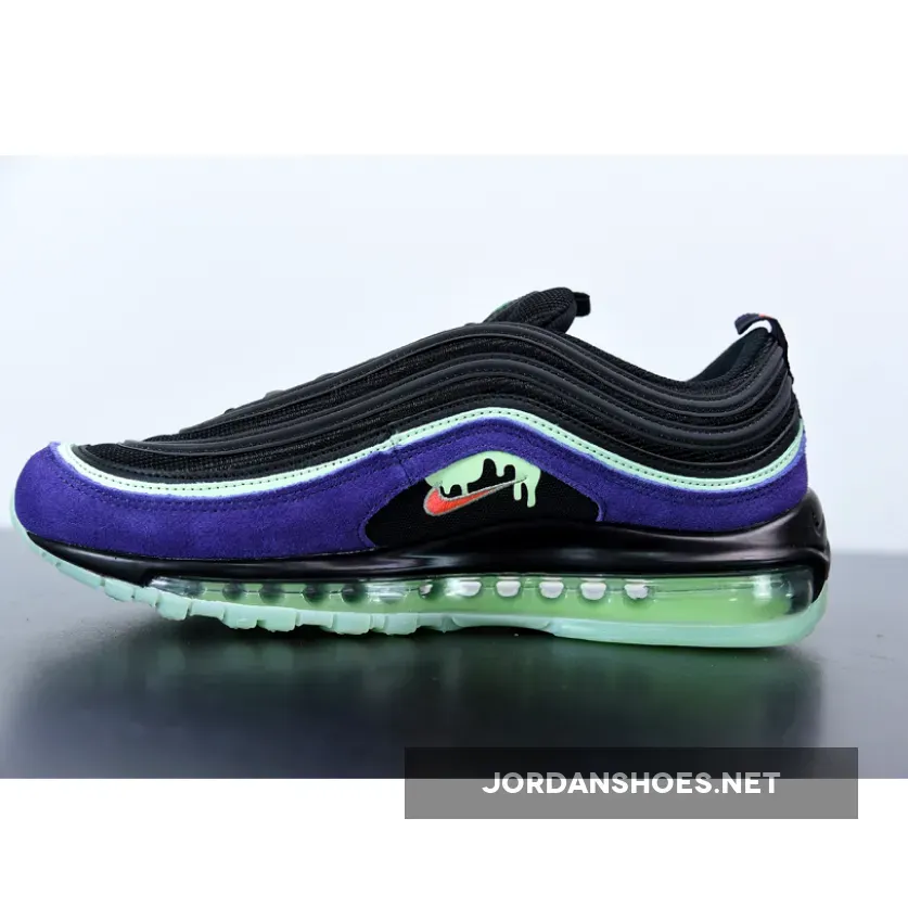 Nike Air Max 97 'Halloween Slime' Black/Flash Crimson/Court Purple Nike Air Max 97 'Halloween Slime' Black/Flash Crimson/Court Purple