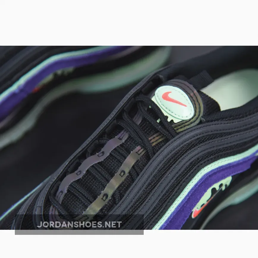 Nike Air Max 97 'Halloween Slime' Black/Flash Crimson/Court Purple Nike Air Max 97 'Halloween Slime' Black/Flash Crimson/Court Purple