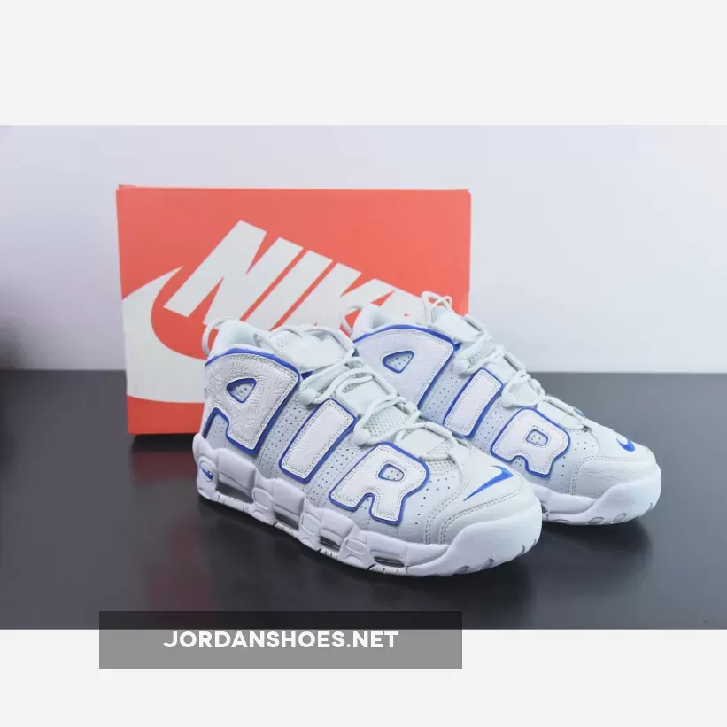 Nike Air More Uptempo "Embossed" White Royal