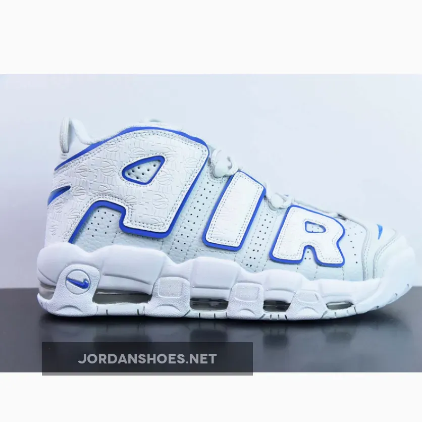 Nike Air More Uptempo "Embossed" White Royal Nike Air More Uptempo "Embossed" White Royal