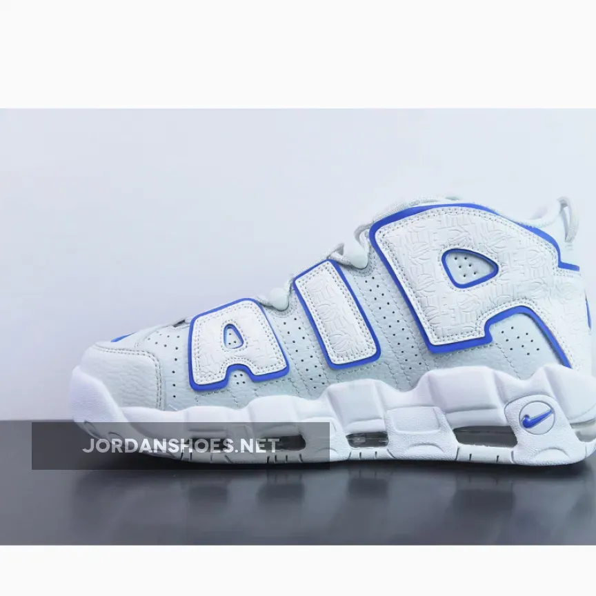 Nike Air More Uptempo "Embossed" White Royal Nike Air More Uptempo "Embossed" White Royal