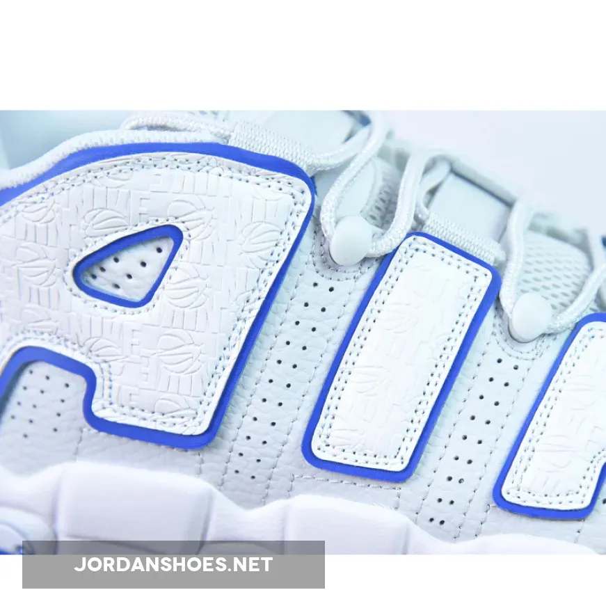 Nike Air More Uptempo "Embossed" White Royal Nike Air More Uptempo "Embossed" White Royal