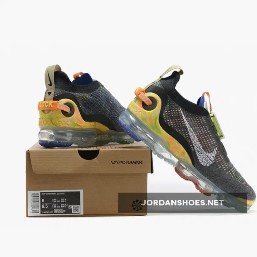 Nike Air VaporMax 2020 Flyknit Iron Grey/White/Multi-Color Nike Air VaporMax 2020 Flyknit Iron Grey/White/Multi-Color
