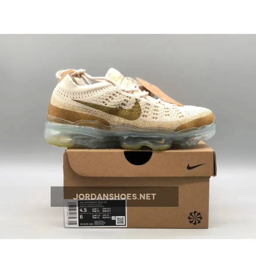 Nike Air VaporMax 2023 Flyknit Tan and Olive Nike Air VaporMax 2023 Flyknit Tan and Olive