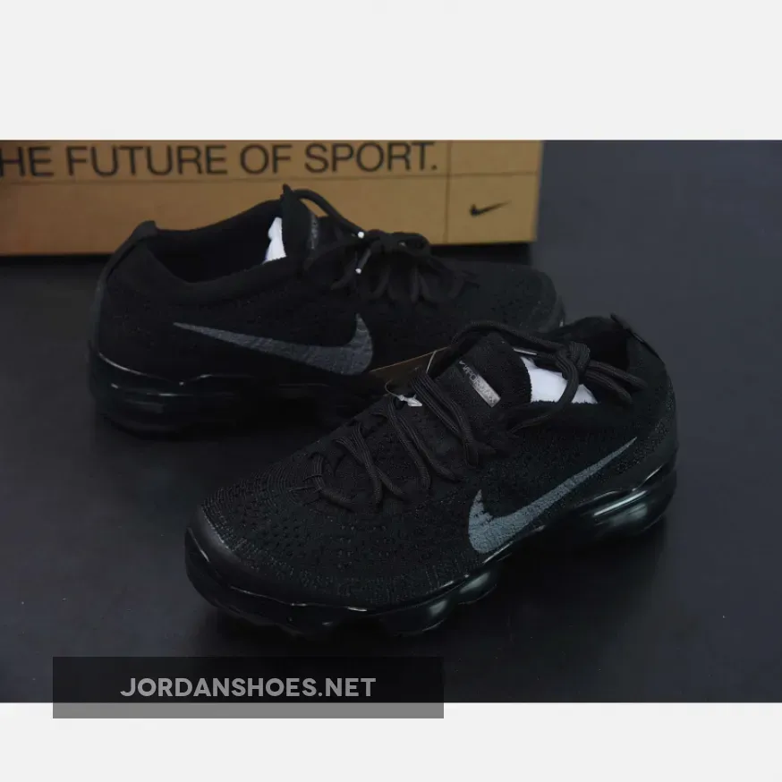 Nike Air Vapormax 2023 Flyknit Triple Black Womens Nike Air Vapormax 2023 Flyknit Triple Black Womens