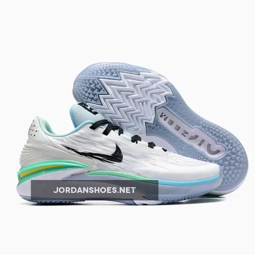 Nike Air Zoom GT Cut 2 "White Black Ice Blue Lime Green"