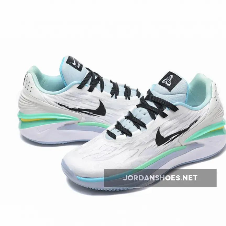 Nike Air Zoom GT Cut 2 "White Black Ice Blue Lime Green" Nike Air Zoom GT Cut 2 "White Black Ice Blue Lime Green"
