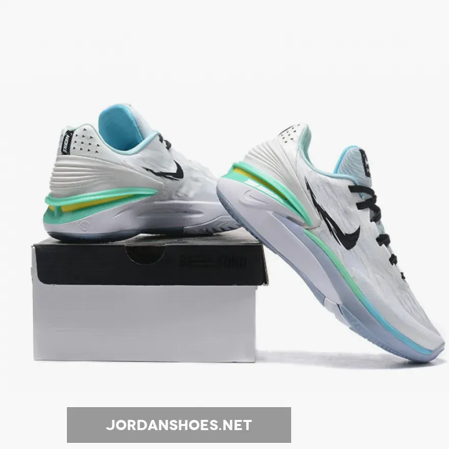 Nike Air Zoom GT Cut 2 "White Black Ice Blue Lime Green" Nike Air Zoom GT Cut 2 "White Black Ice Blue Lime Green"