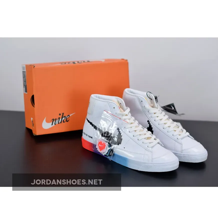 Nike Blazer Mid 77 Vintage Video Game White