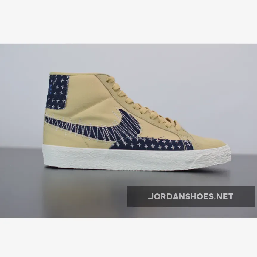 Nike Blazer Mid Sesame/Mystic Navy-Sail-Gum Light Brown Nike Blazer Mid Sesame/Mystic Navy-Sail-Gum Light Brown