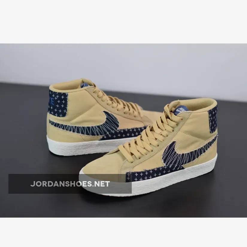Nike Blazer Mid Sesame/Mystic Navy-Sail-Gum Light Brown Nike Blazer Mid Sesame/Mystic Navy-Sail-Gum Light Brown