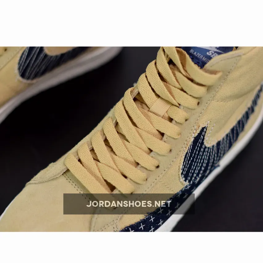 Nike Blazer Mid Sesame/Mystic Navy-Sail-Gum Light Brown Nike Blazer Mid Sesame/Mystic Navy-Sail-Gum Light Brown