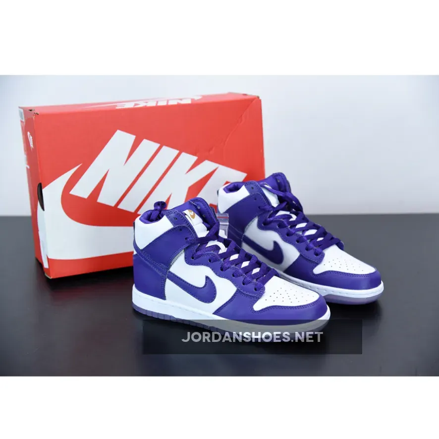 Nike Dunk High Wmns 'Varsity Purple' White