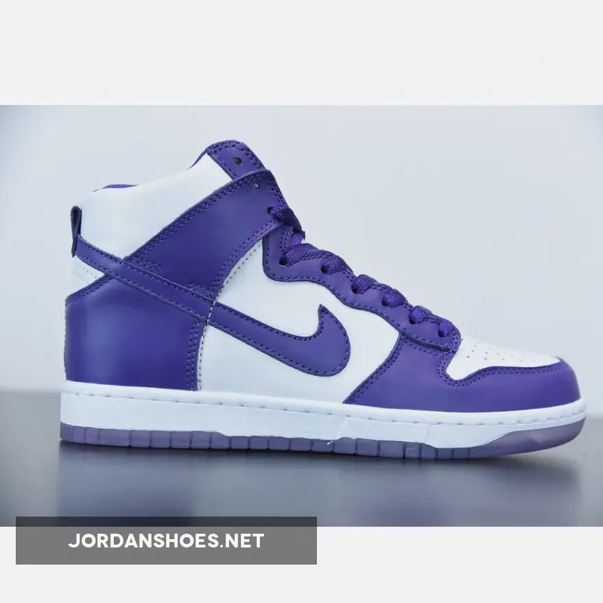 Nike Dunk High Wmns 'Varsity Purple' White Nike Dunk High Wmns 'Varsity Purple' White