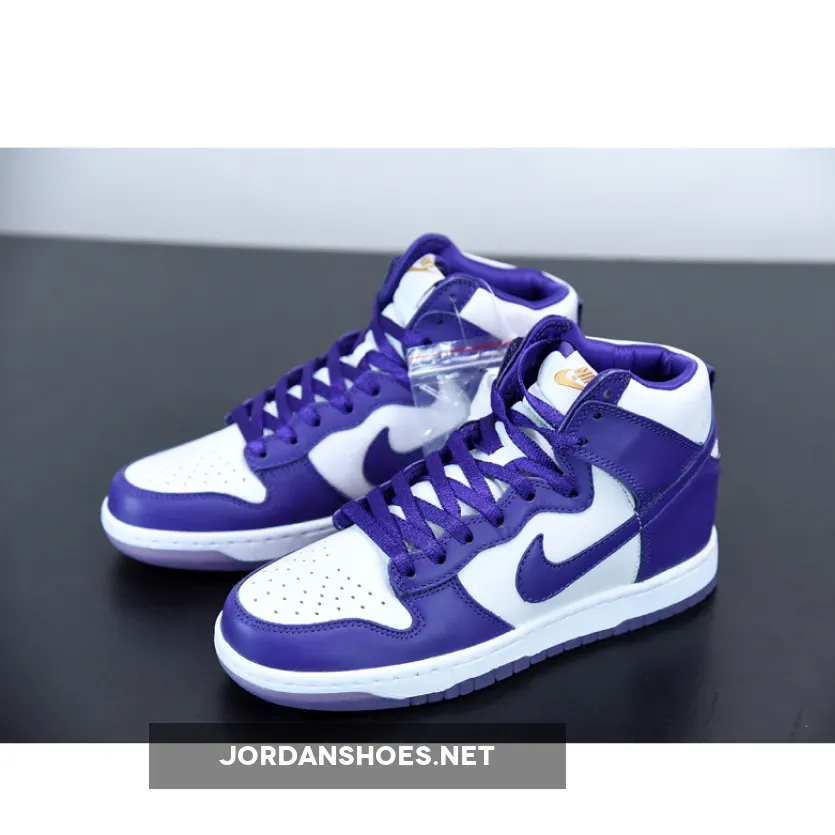 Nike Dunk High Wmns 'Varsity Purple' White Nike Dunk High Wmns 'Varsity Purple' White