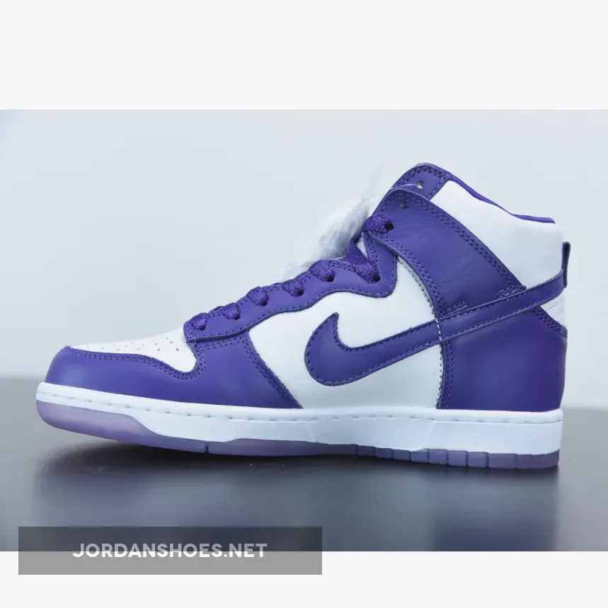 Nike Dunk High Wmns 'Varsity Purple' White Nike Dunk High Wmns 'Varsity Purple' White