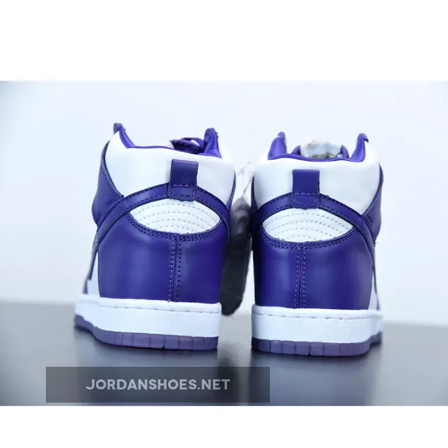 Nike Dunk High Wmns 'Varsity Purple' White Nike Dunk High Wmns 'Varsity Purple' White