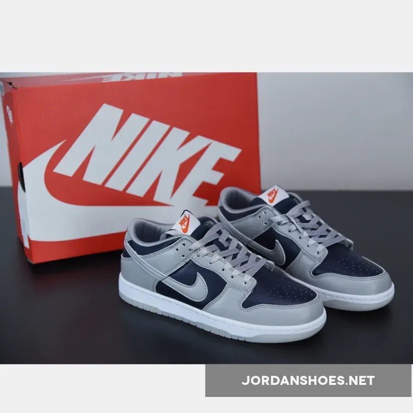 Nike Dunk Low College Navy/Wolf Grey-University Red