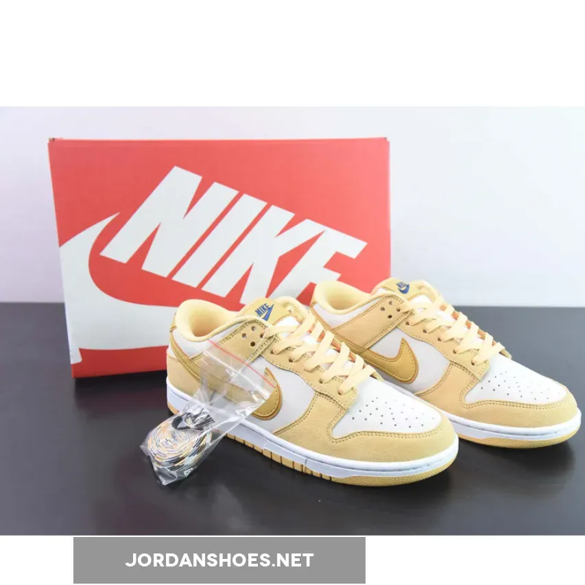 Nike Dunk Low ‘Gold Suede’ Celestial Gold