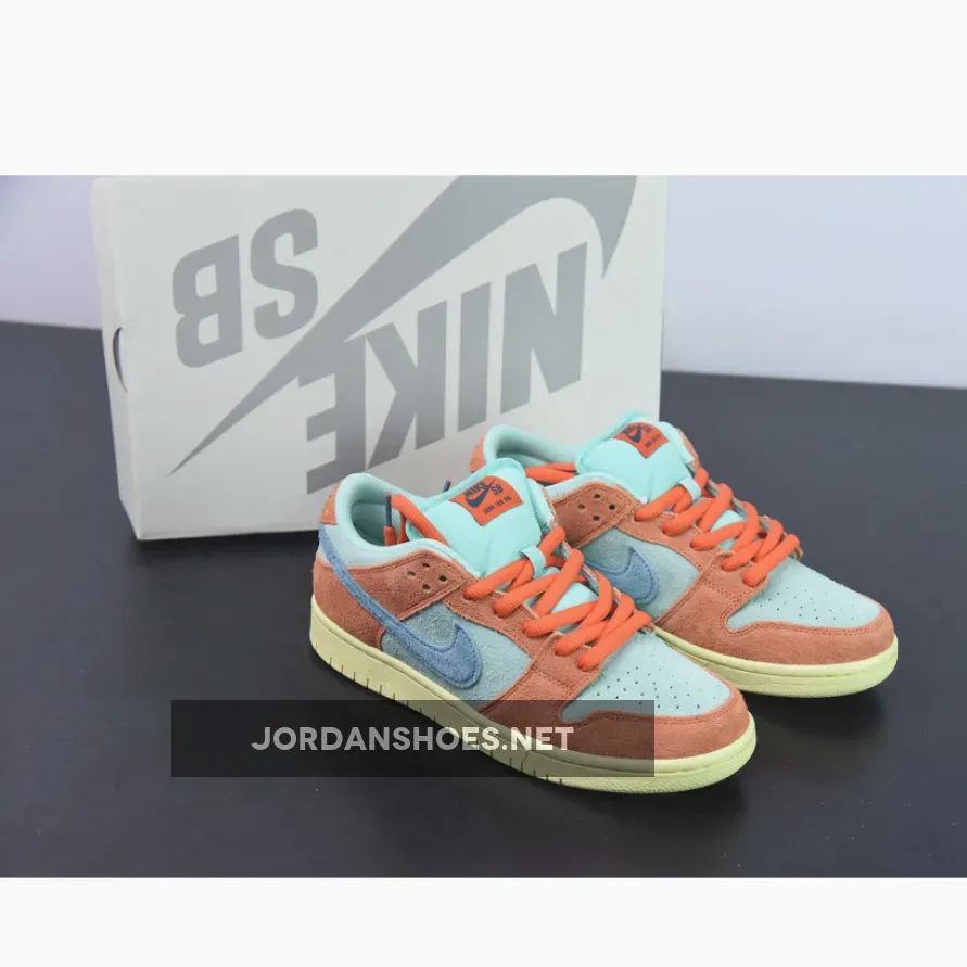 Nike Dunk Low Orange/Noise Aqua-Emerald Rise