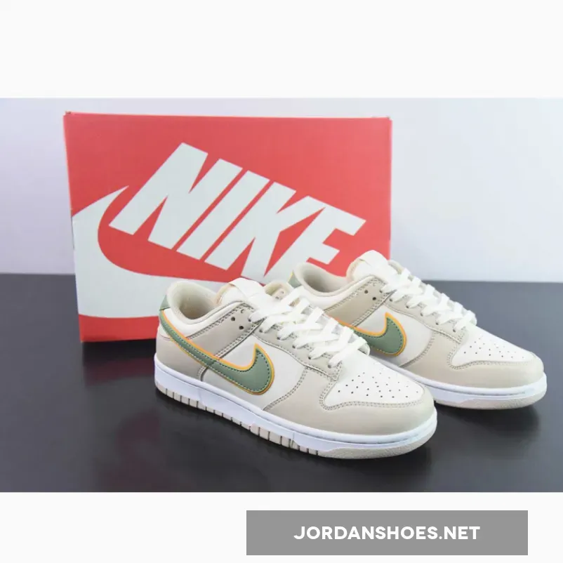 Nike Dunk Low Pale Ivory Oil Green New Arrival