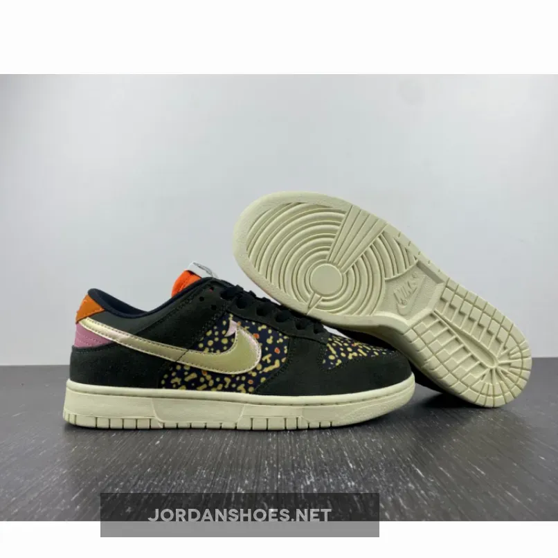 Nike Dunk Low ‘Rainbow Trout’ Sequoia/Alabaster-Safety Orange