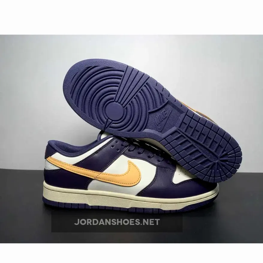Nike Dunk Low Sail/Coconut Milk-Purple Ink-Melon Tint