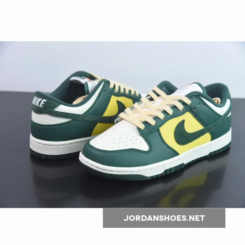 Nike Dunk Low Sail/Opti Yellow-Noble Green FD0350-133 Nike Dunk Low Sail/Opti Yellow-Noble Green FD0350-133