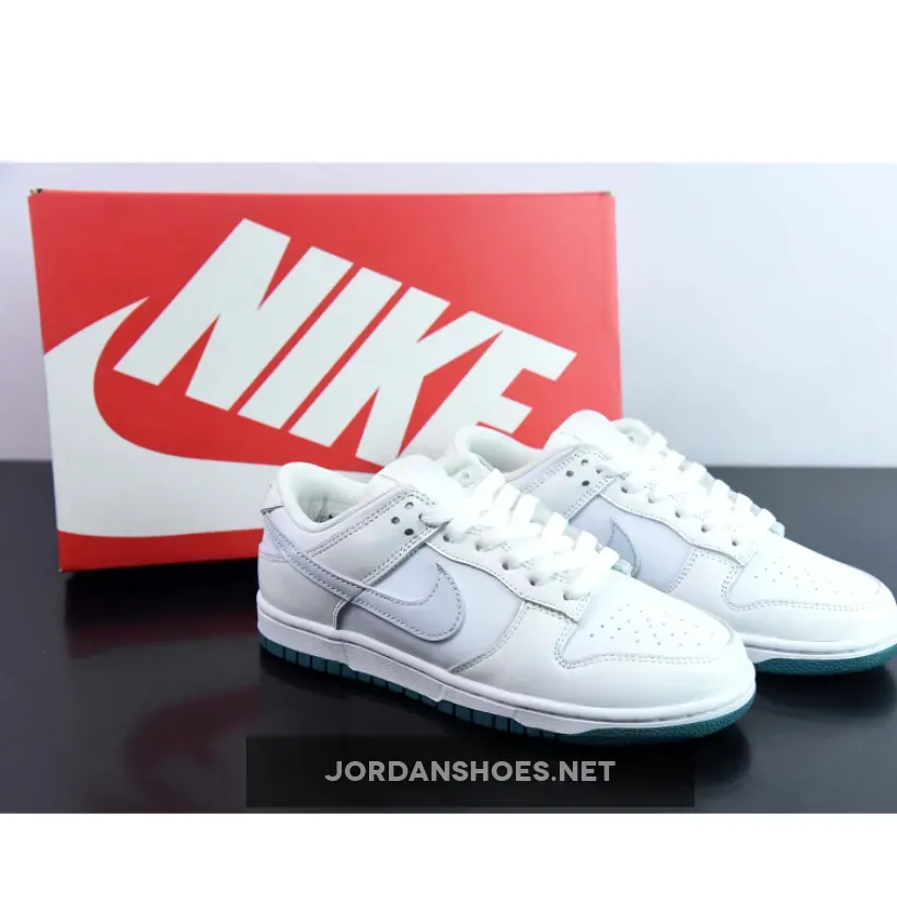 Nike Dunk Low White Grey Teal