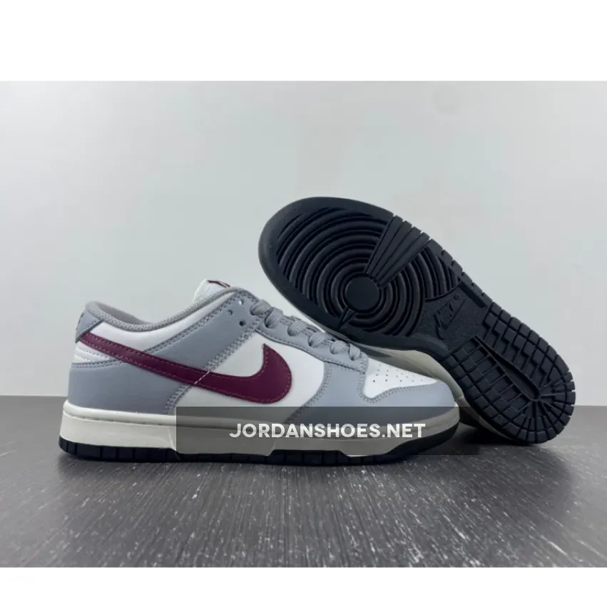 Nike Dunk Low White Grey Team Red Nike Dunk Low White Grey Team Red