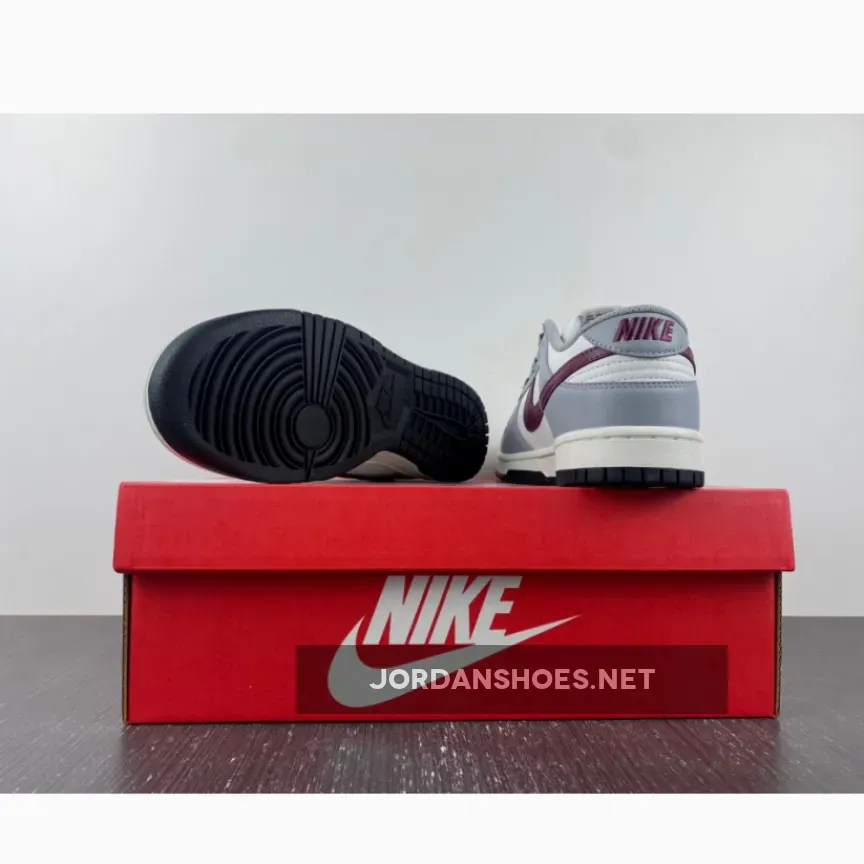 Nike Dunk Low White Grey Team Red Nike Dunk Low White Grey Team Red