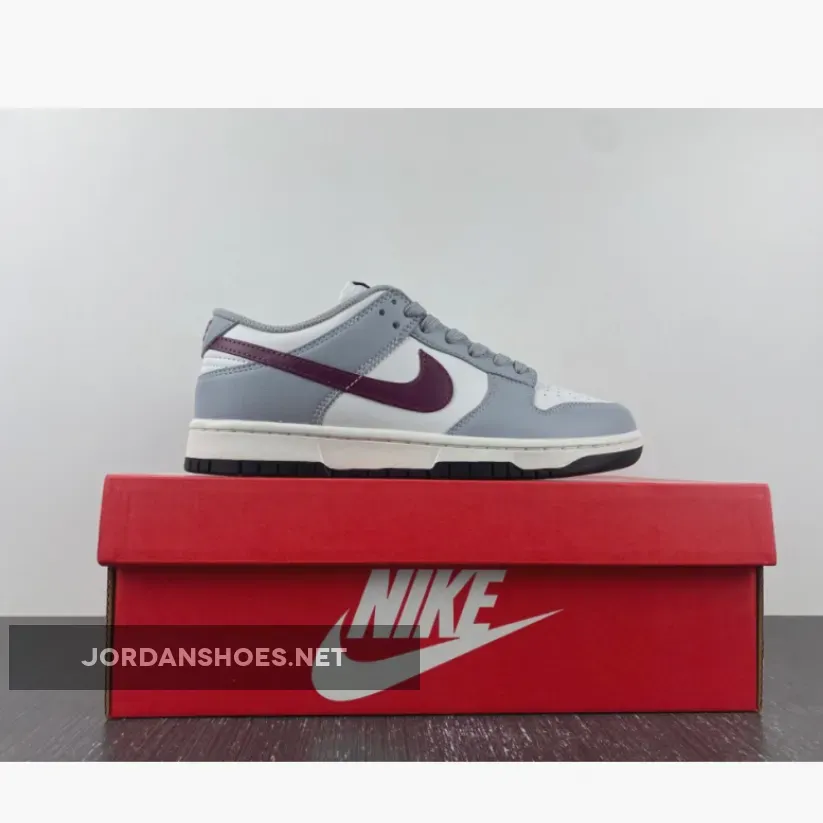 Nike Dunk Low White Grey Team Red Nike Dunk Low White Grey Team Red