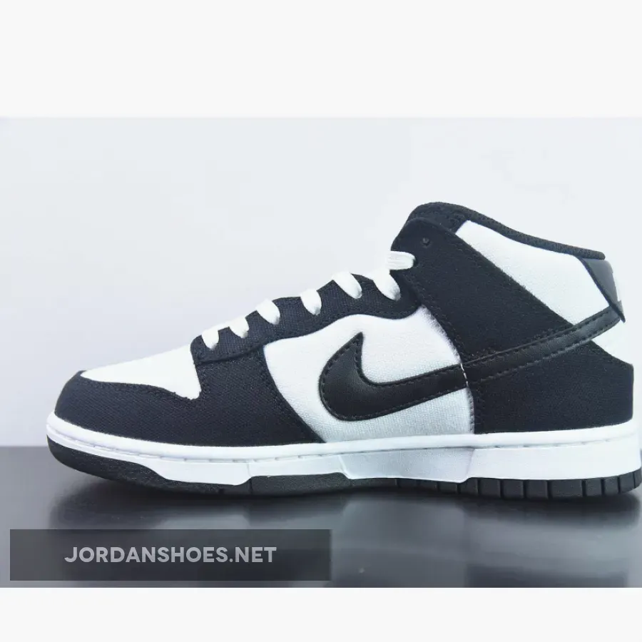 Nike Dunk Mid "Panda" White Black Nike Dunk Mid "Panda" White Black