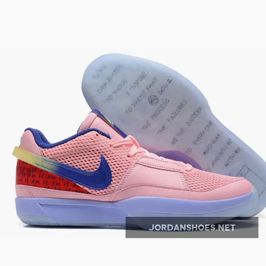 Nike Ja 1 Peach Blue Red