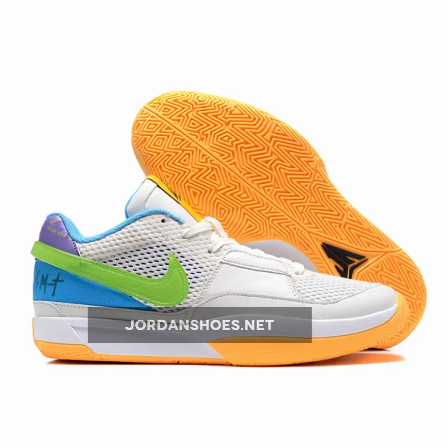 Nike Ja 1 Phantom/Action Green-Action Grape-White