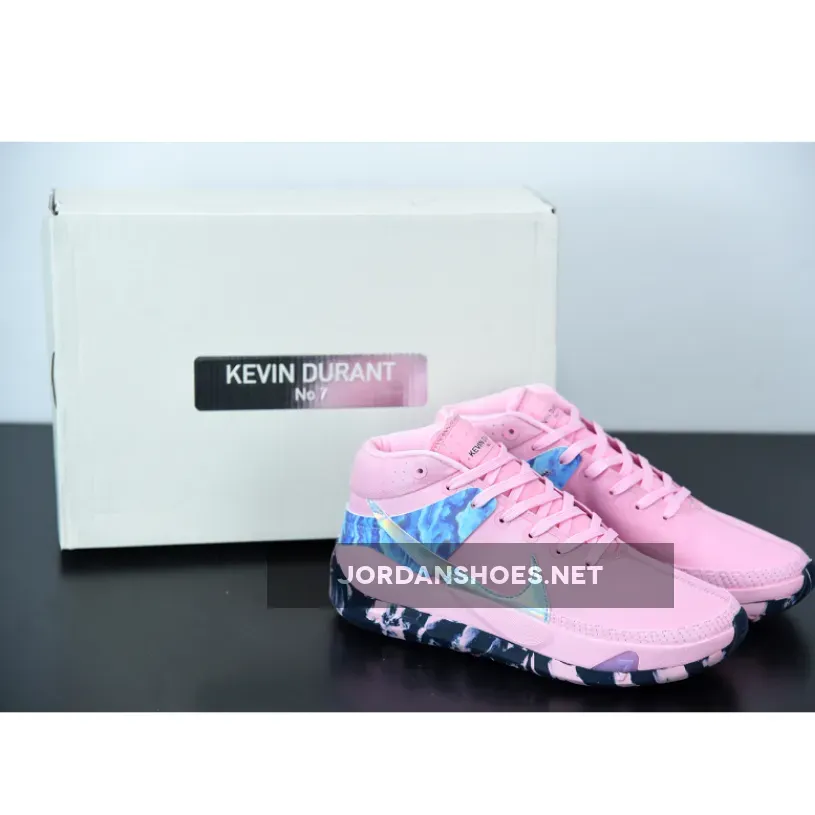 Nike KD 13 "Aunt Pearl" Pink Foam/Light Arctic Pink/Blue Void