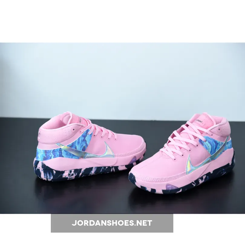 Nike KD 13 "Aunt Pearl" Pink Foam/Light Arctic Pink/Blue Void Nike KD 13 "Aunt Pearl" Pink Foam/Light Arctic Pink/Blue Void