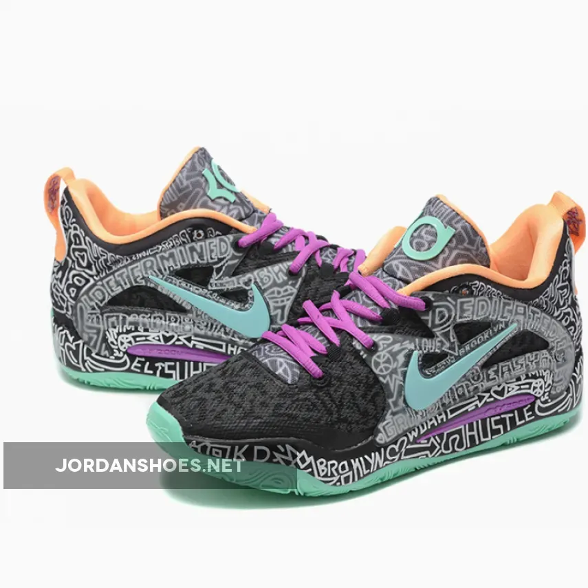 Nike KD 15 "Brooklyn Graffiti" Wolf Grey/Light Crimson Nike KD 15 "Brooklyn Graffiti" Wolf Grey/Light Crimson