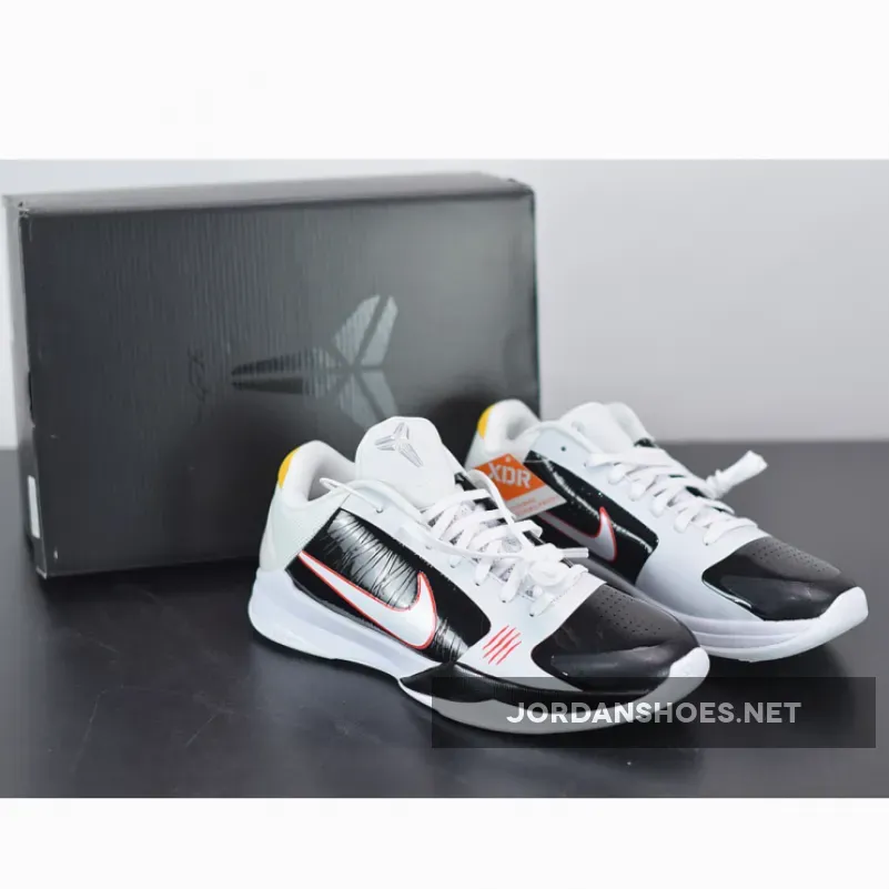 Nike Kobe 5 Protro "Alternate Bruce Lee" White/Black-Comet Red