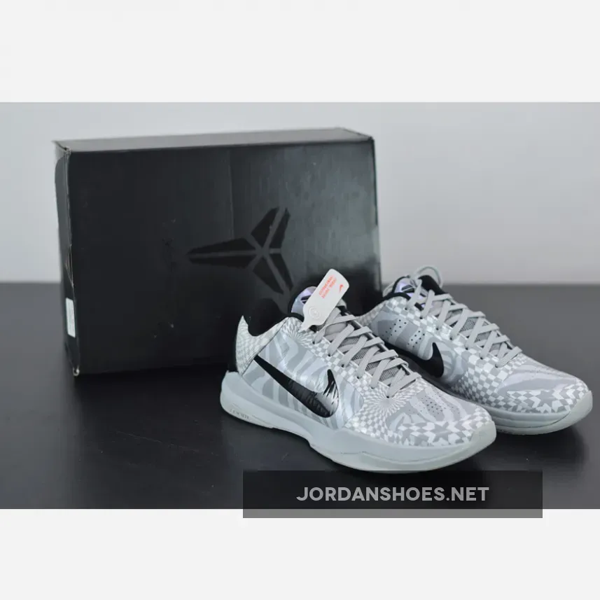 Nike Kobe 5 Protro "DeMar DeRozan" PE Wolf Grey/White-Black