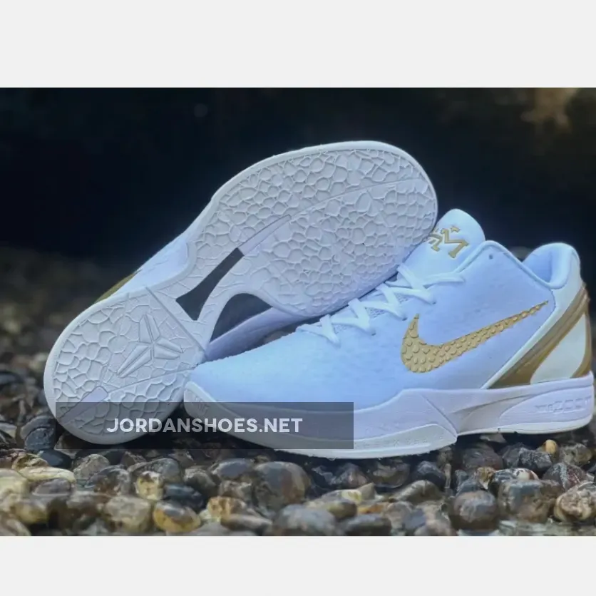Nike Kobe 6 Protro "BHM" White/Metallic Gold