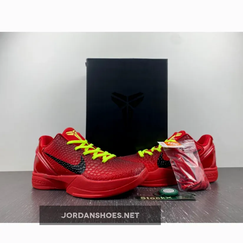 Nike Kobe 6 "Protro Reverse Grinch" Black-Electric Green / Red Nike Kobe 6 "Protro Reverse Grinch" Black-Electric Green / Red