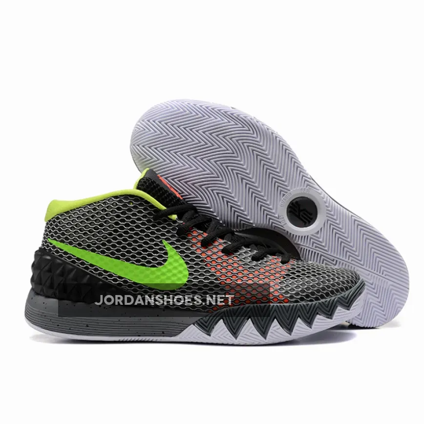 Nike Kyrie 1 "Dungeon" Deep Pewter/Tumbled Grey-Night Silver-Volt