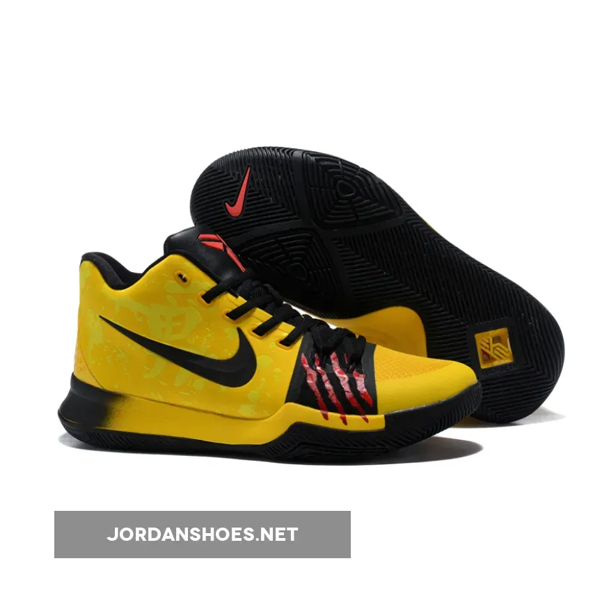 Nike Kyrie 3 "Bruce Lee" Tour Yellow/Black
