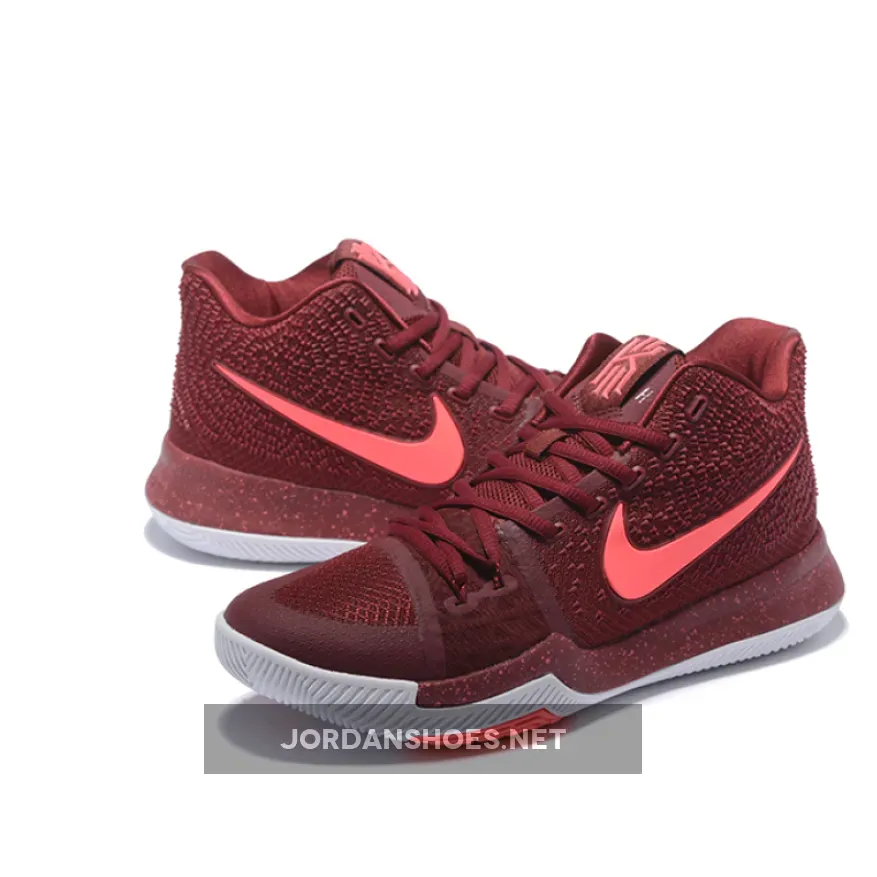 Nike Kyrie 3 "Warning" Team Red/Hot Punch-White Nike Kyrie 3 "Warning" Team Red/Hot Punch-White